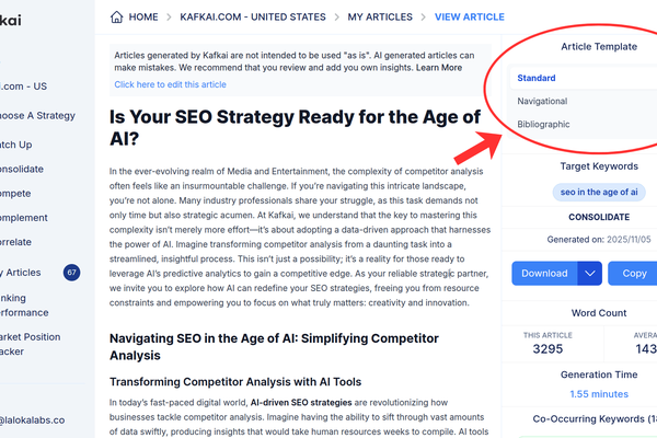生成後記事テンプレートのご紹介