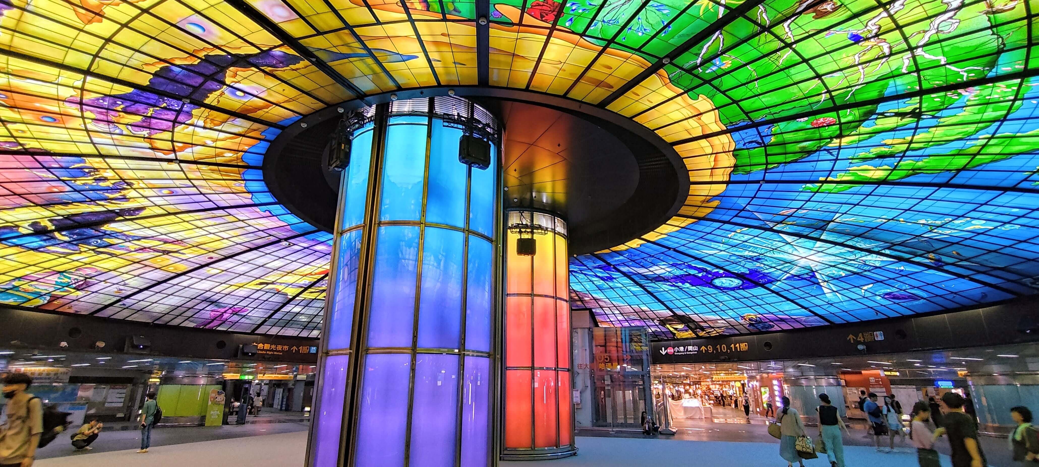 Rainbow Roof At Formosa Boulevard