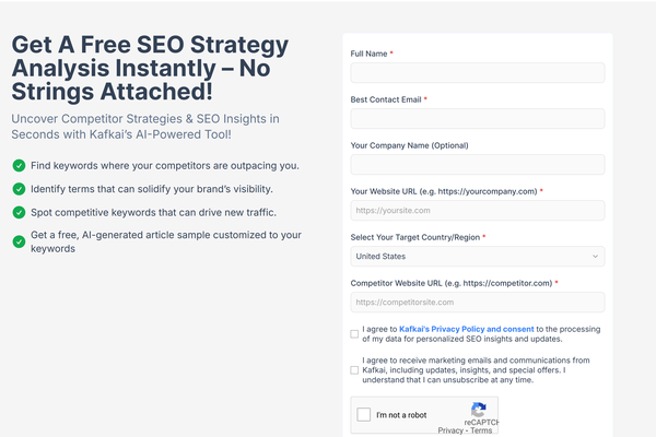 The Kafkai Free Strategy Analysis Tool