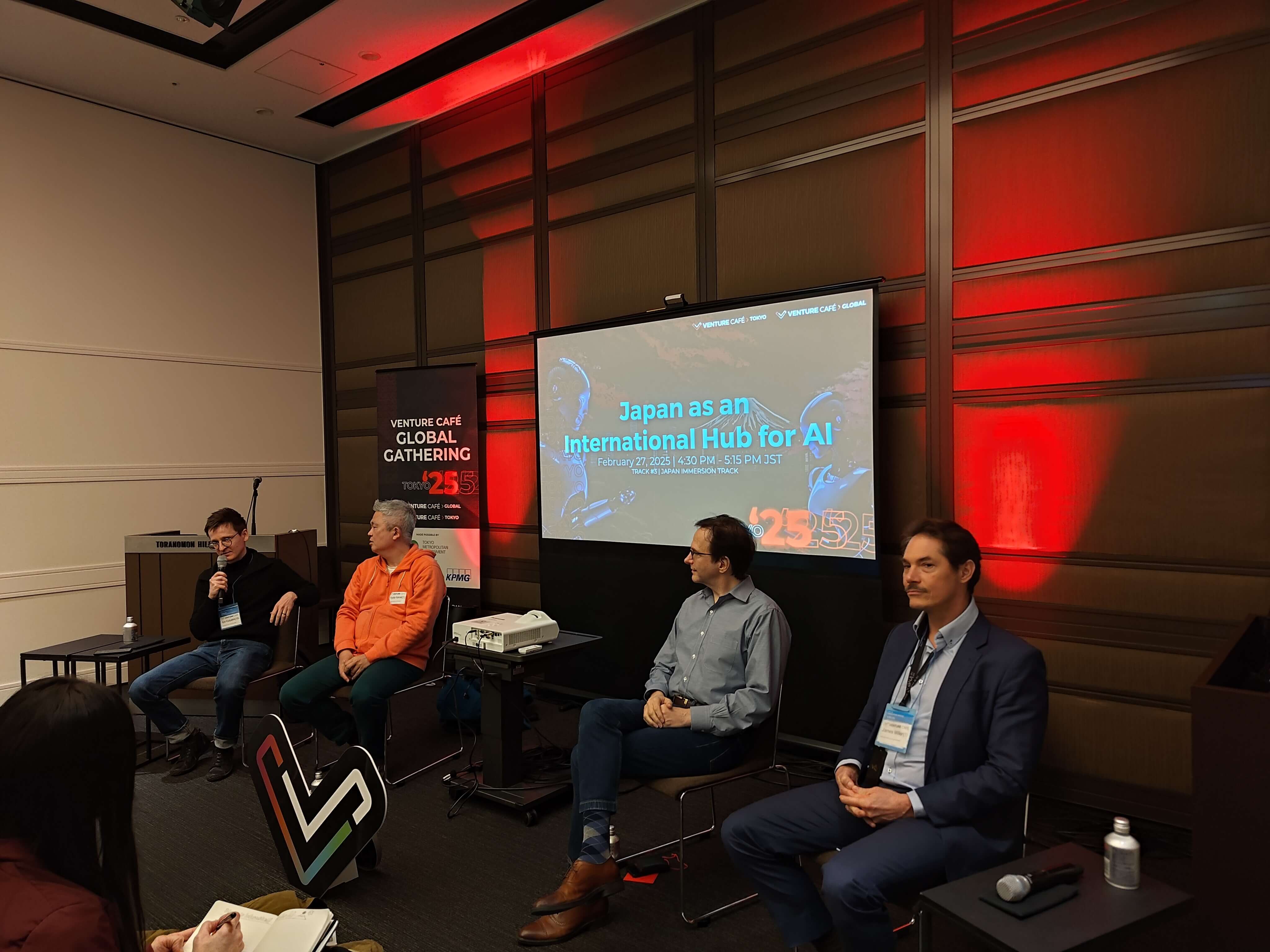 Panel Discussion About AI at Venture Café Global Gathering Tokyo 2025